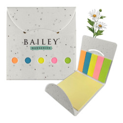 Daisy Seed Sticky Note Pad