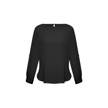 Ladies Madison Boatneck Blouse