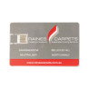 Acrylic Credit Card Flash Drive 4GB - 32GB