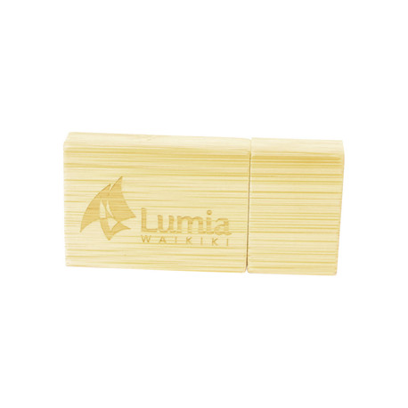 Magnetic Bamboo USB Drive 4GB - 32GB