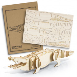 BRANDCRAFT Crocodile Wooden Model