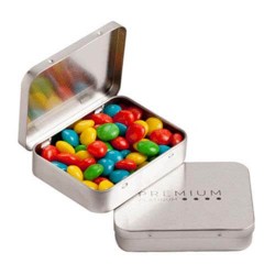 65g Chewy FruitsPacked in Rectangle Hinge Tins