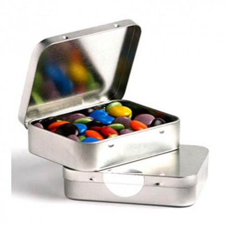 65g Chocolate BeansPacked in Rectangle Hinge Tins