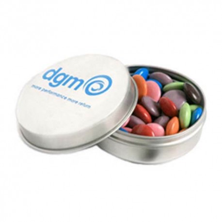 50g Chocolate Beans Packed in Candle Tins