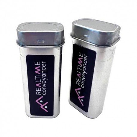 Sugar Free Mints Packed in Stand Up Hinge Tins