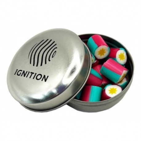 40g Personalised Rock Candy Packed in Candle Tins