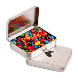 65g M&MsPacked in Rectangle Hinge Tins