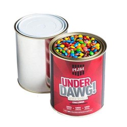 1kg M&Ms Packed in Paint Tins