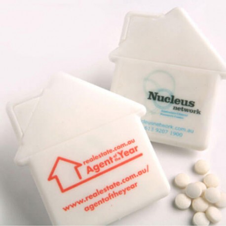 Sugar Free Mints Packed in House Shape Mint Card