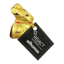 10g Gold Lindt Bunny with Tag