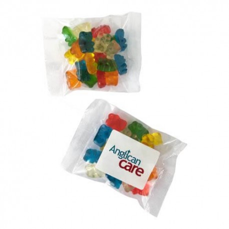 50g Gummi Bears Bulk Pack Packed in Cello Bags