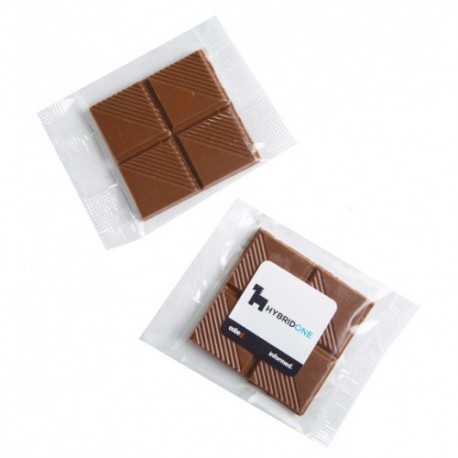 15g Chocolate Squares Bulk Pack Packed in Cello Bags