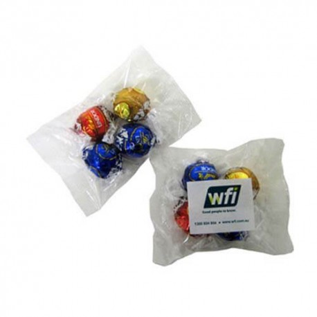 4 Lindt Balls Packed in Cello Bags