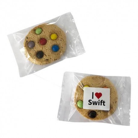 55g Chocolate Button Cookie Packed in Cello Bags