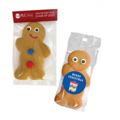 50g Gingerbread Man Cookie Packed in Cello Bags