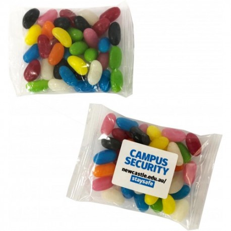 100g Aussie Jelly Beans Bulk Pack Packed in Cello Bags
