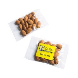 25g Raw Almonds Bulk Pack Packed in Cello Bags