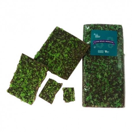 100g Premium Milk Chocolate Peppermint Crystal Bar Packed in Cello Bags