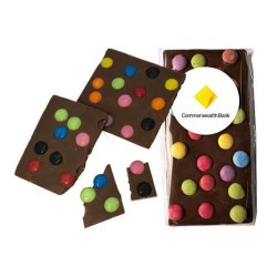 100g Premium Milk Chocolate Spotty Bar Packed in Cello Bags