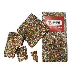 100g Premium Milk Chocolate Bar with Freckles Packed in Cello Bags