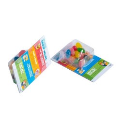 14g Jelly Beans Packed in Small Biz Card Sleeve