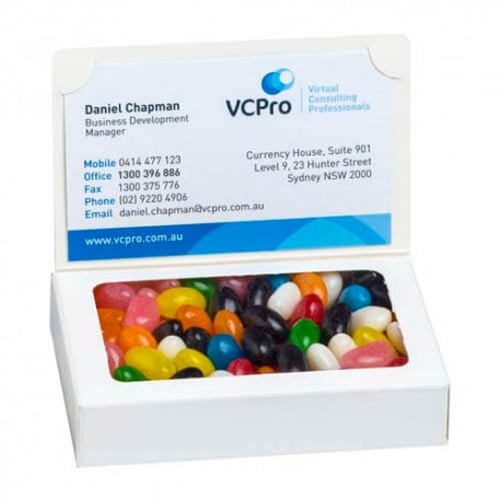 50g Jelly Beans Packed in Bizcard Box