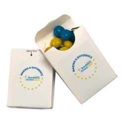 25g Chewy Fruits Packed in Flip Lid Cardboard Box