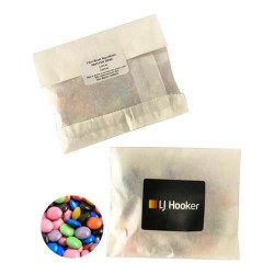 50g Chocolate Beans Packed in Kraft Paper Bag