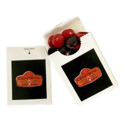 25g Chocolate Beans Packed in Flip Lid Cardboard Box