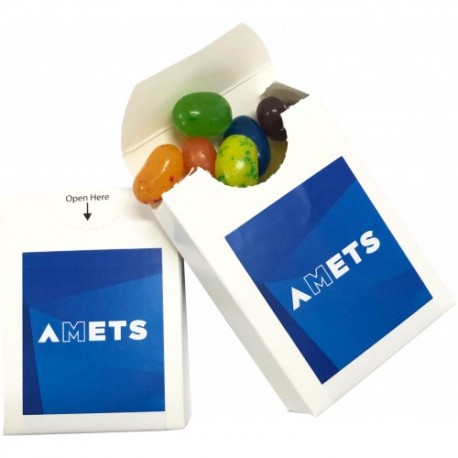 25g Jelly Belly, Jelly Beans Packed in Flip Lid Cardboard Box