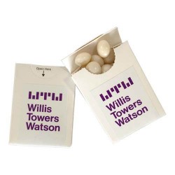 25g Chewy Mints Packed in Flip Lid Cardboard Box 