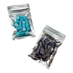 40g Personalised Rock Candy Packed in Silver Zip Lock Bag