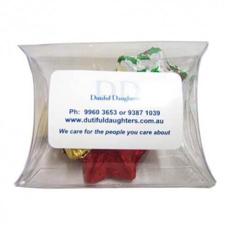 25g Christmas Chocolates Individually Wrapped Packed in Pillow Packs