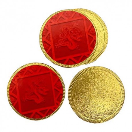 4g Gold Medallion Wrapped Packed in Foil