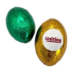 17g Chocolate Hollow Easter Eggs Wrapped Packed in Foil