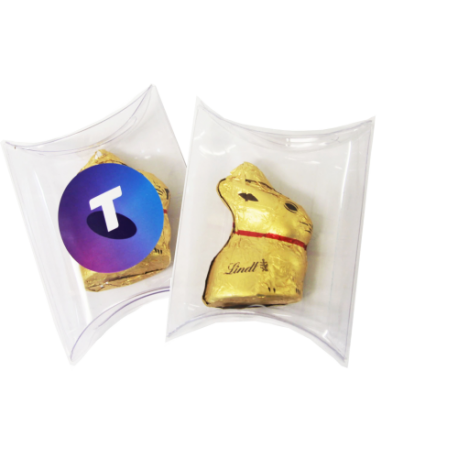 10g Gold Lindt Bunny Packed in Pillow Packs