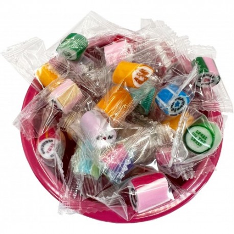 10kg Personalised Rock Candy Individually Wrapped