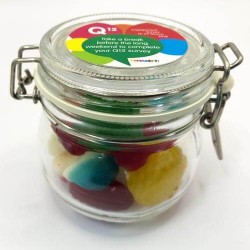 120g Mixed Lollies Packed in Small Clip Lock Jars