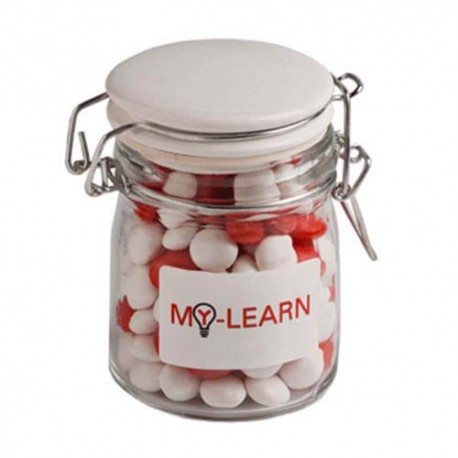 160g Chewy Fruits Packed in Glass Clip Lock Jars