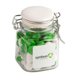 80g Chewy Fruits Packed in Glass Clip Lock Jars