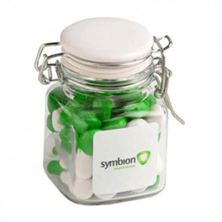 80g Chewy Fruits Packed in Glass Clip Lock Jars