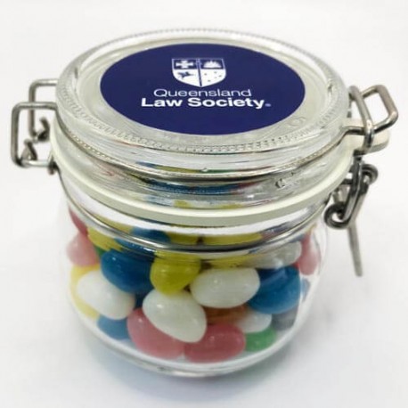 130g Jelly Beans Packed in Small Clip Lock Jars