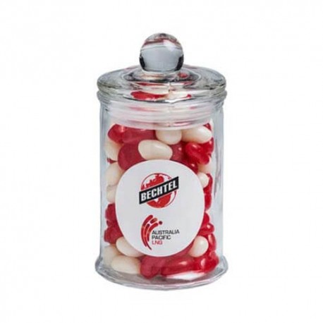 115g Jelly Beans Packed in Small Apothecary Jars