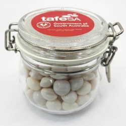 130g Mints Packed in Small Clip Lock Jars