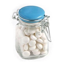 80g Chewy Mints Packed in Glass Clip Lock Jars