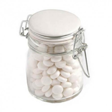 160g Mints Packed in Glass Clip Lock Jars
