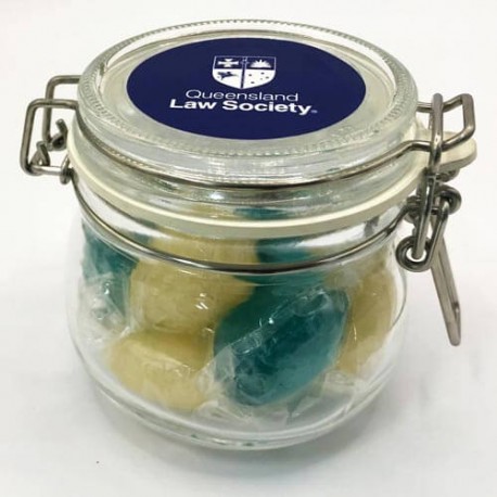 100g Boiled Lollies Packed in Small Clip Lock Jars