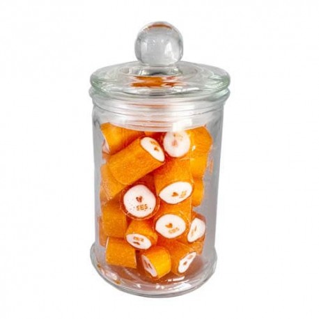 100g Personalised Rock Candy Packed in Small Apothecary Jars