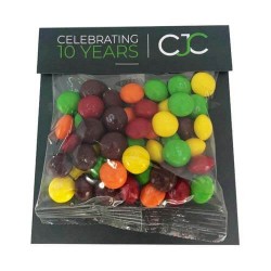 50g Skittles Packed in Headboard Sleeve