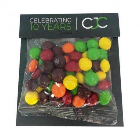 50g Skittles Packed in Headboard Sleeve